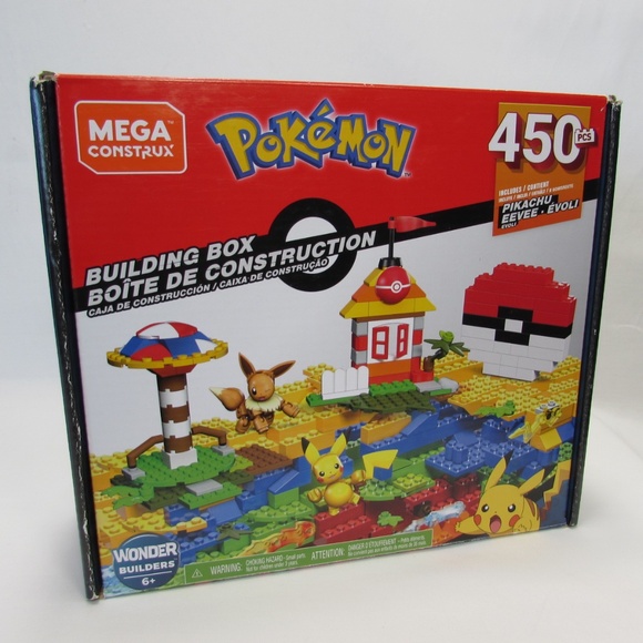 Mega Construx Pokemon Building Box Pikachu and Eevee MISSING PIECES - Picture 1 of 4